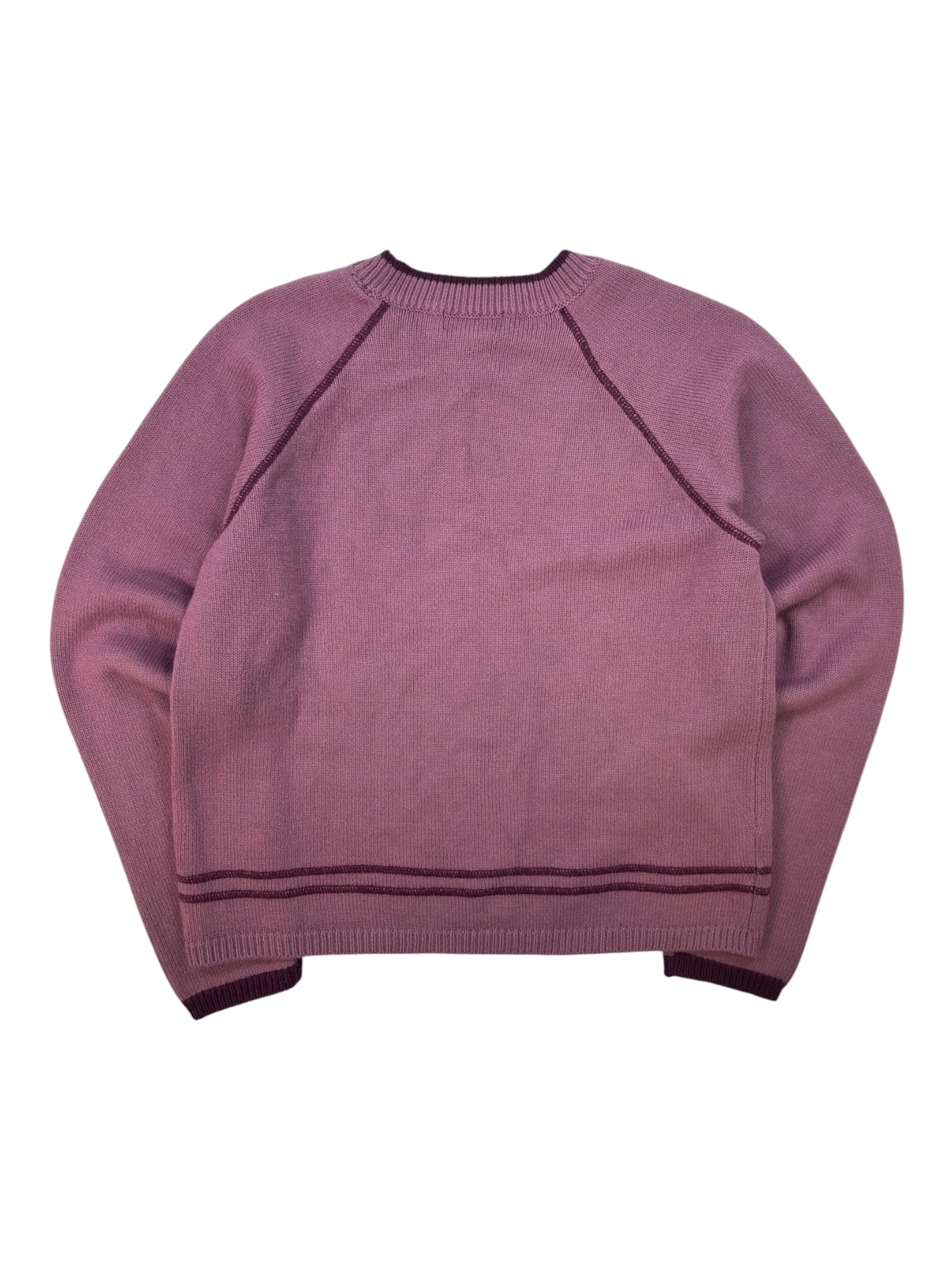 Y2K Purple Billabong Knit Sweater