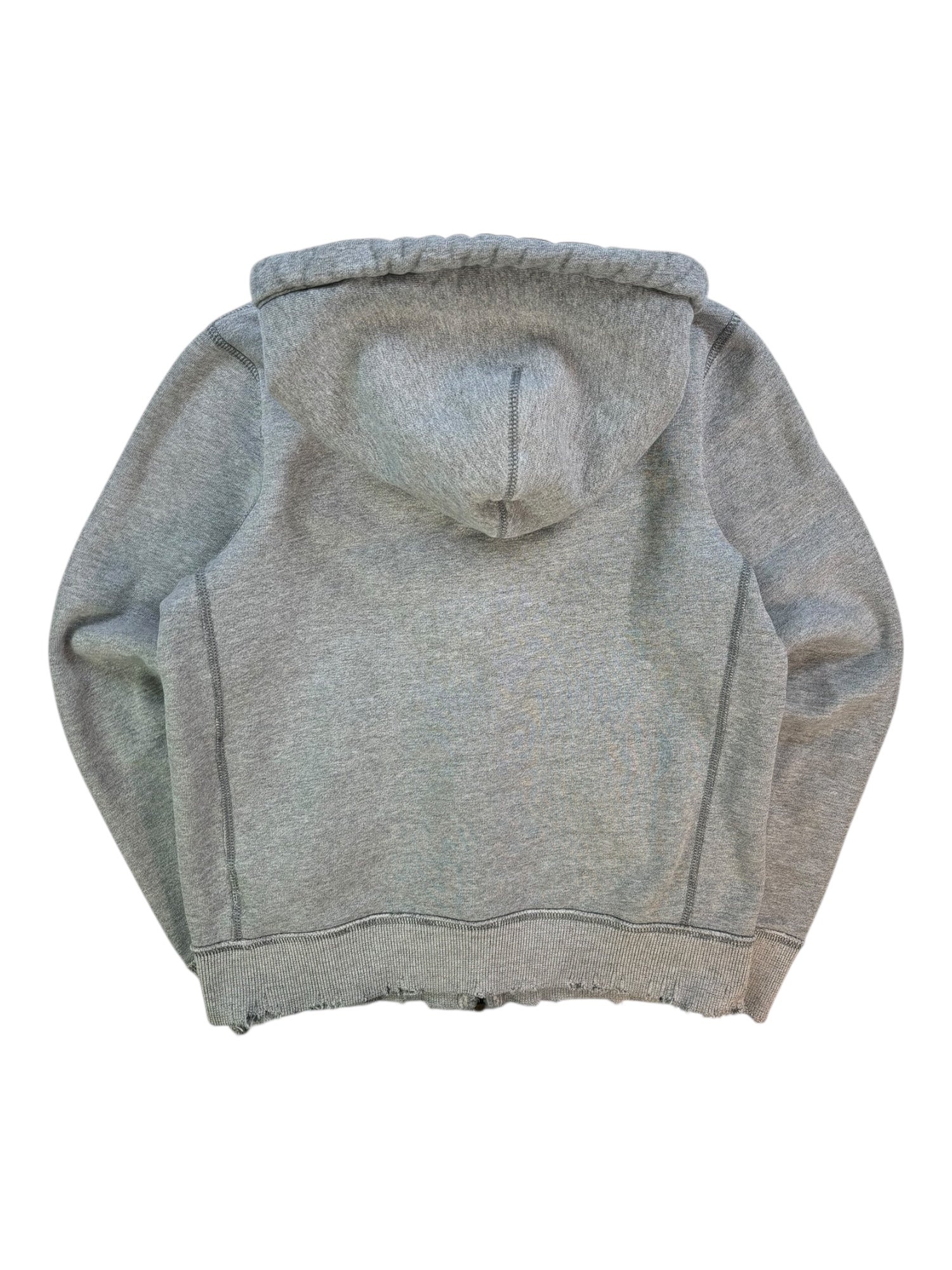 (M) Abercrombie and Fitch Distressed Zip Up Hoodie