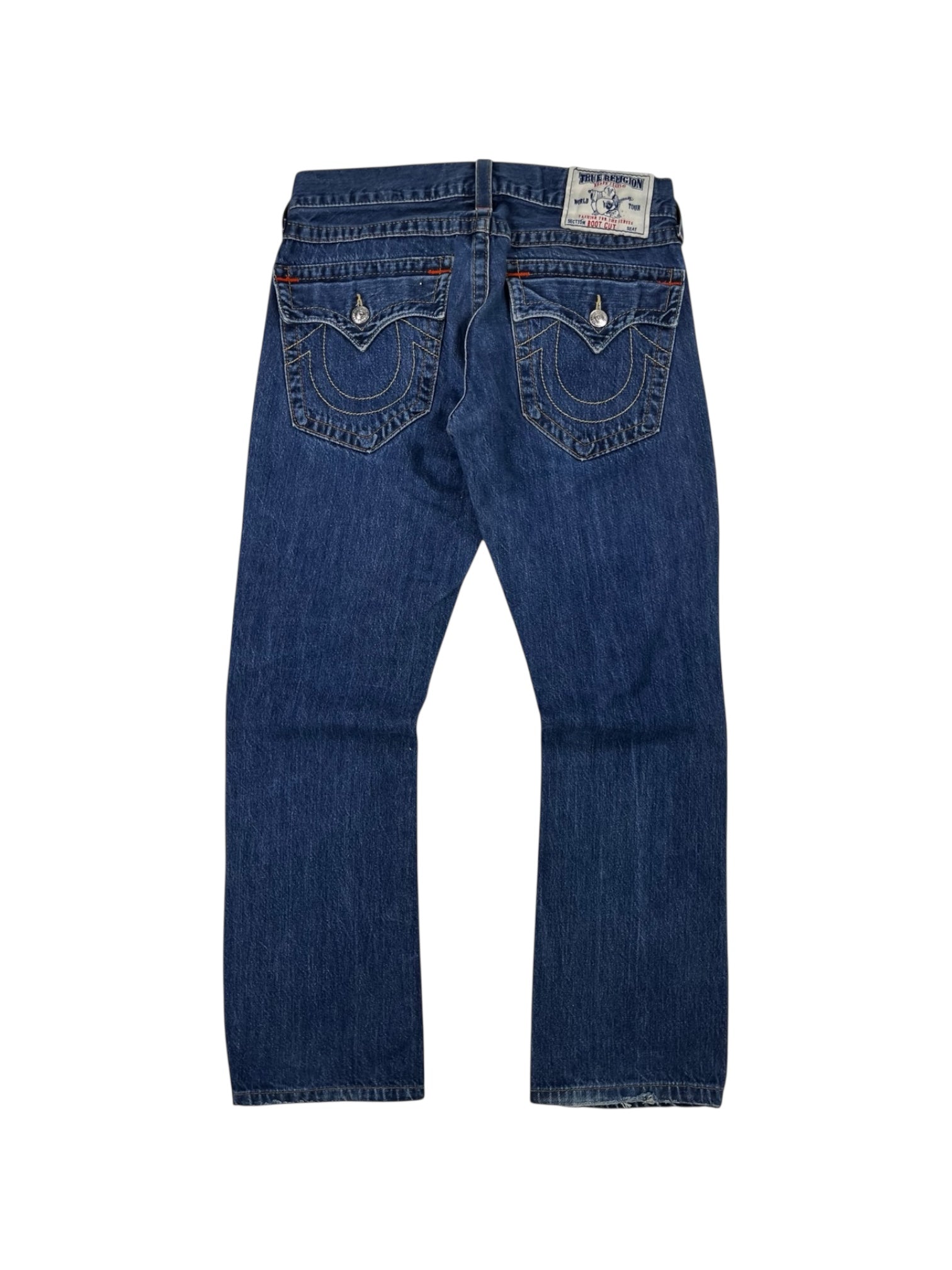 (32) True Religion Medium Wash Bootcut Jeans