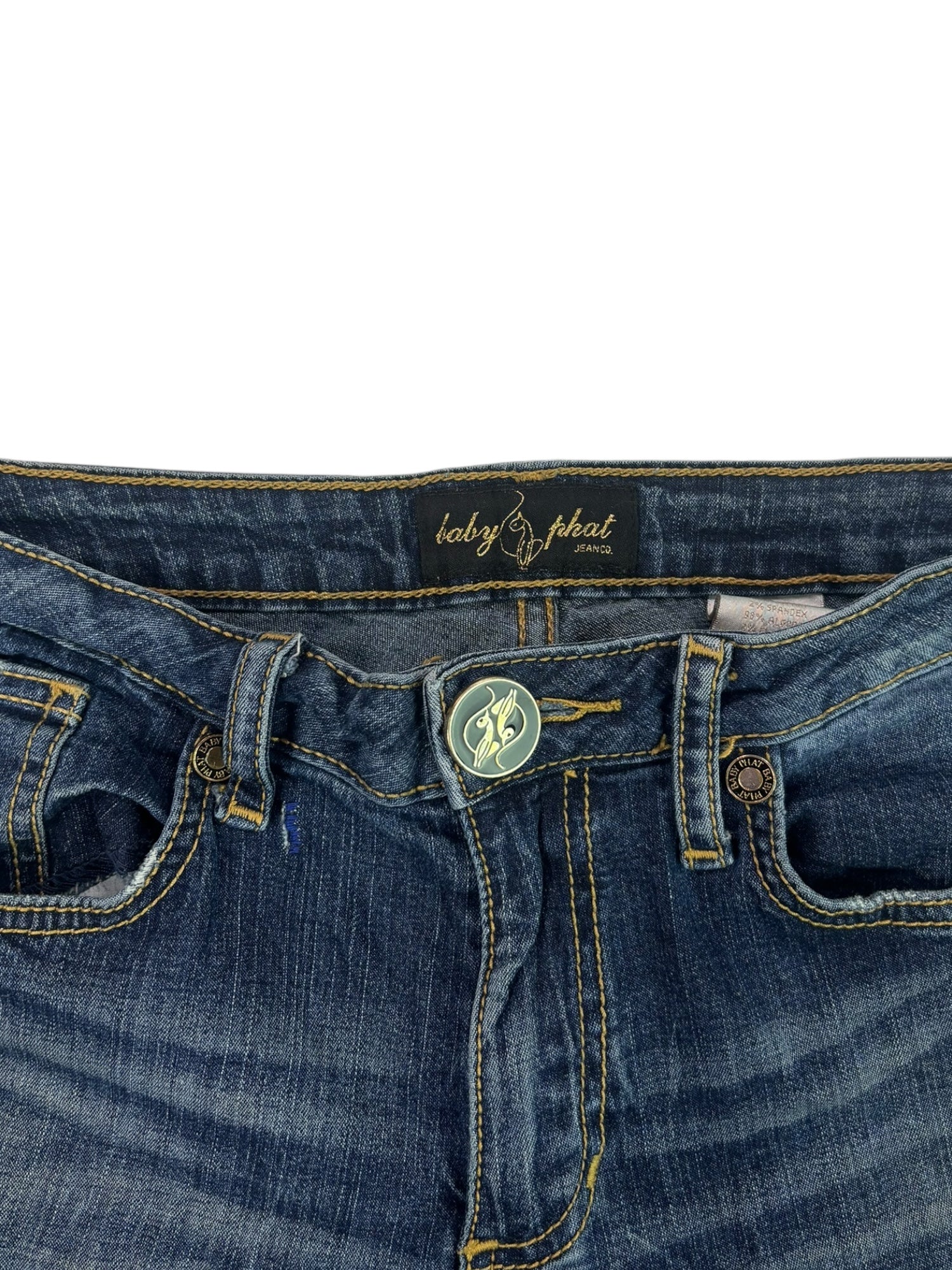 (30) Baby Phat Embroidered Denim Jeans