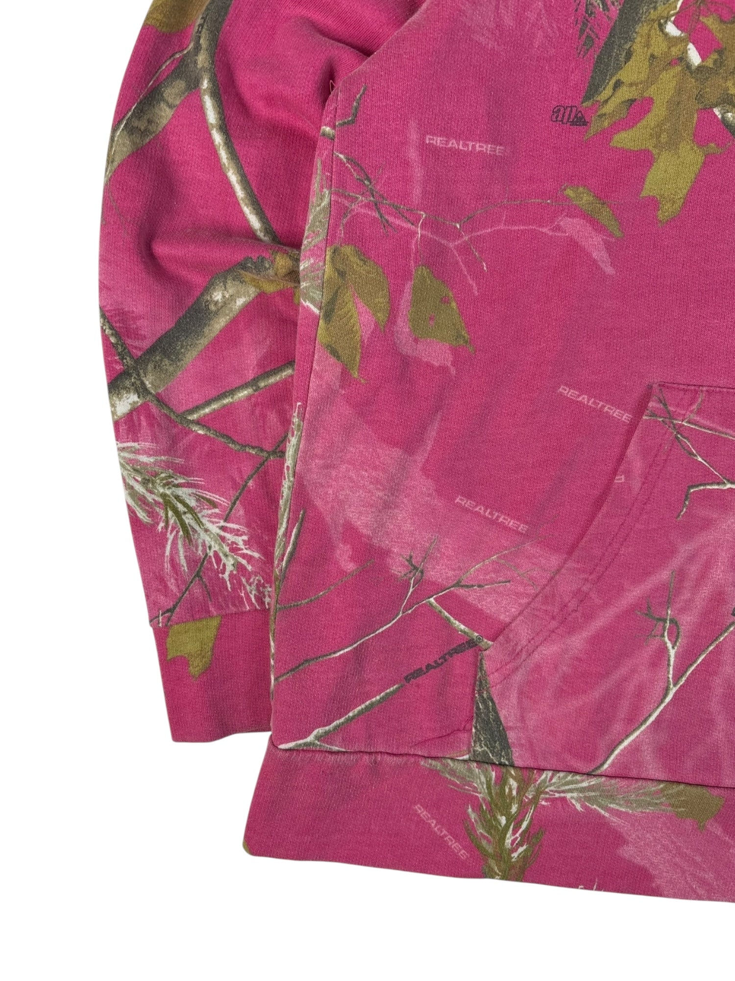 (L) Pink Real Tree Camo Hoodie