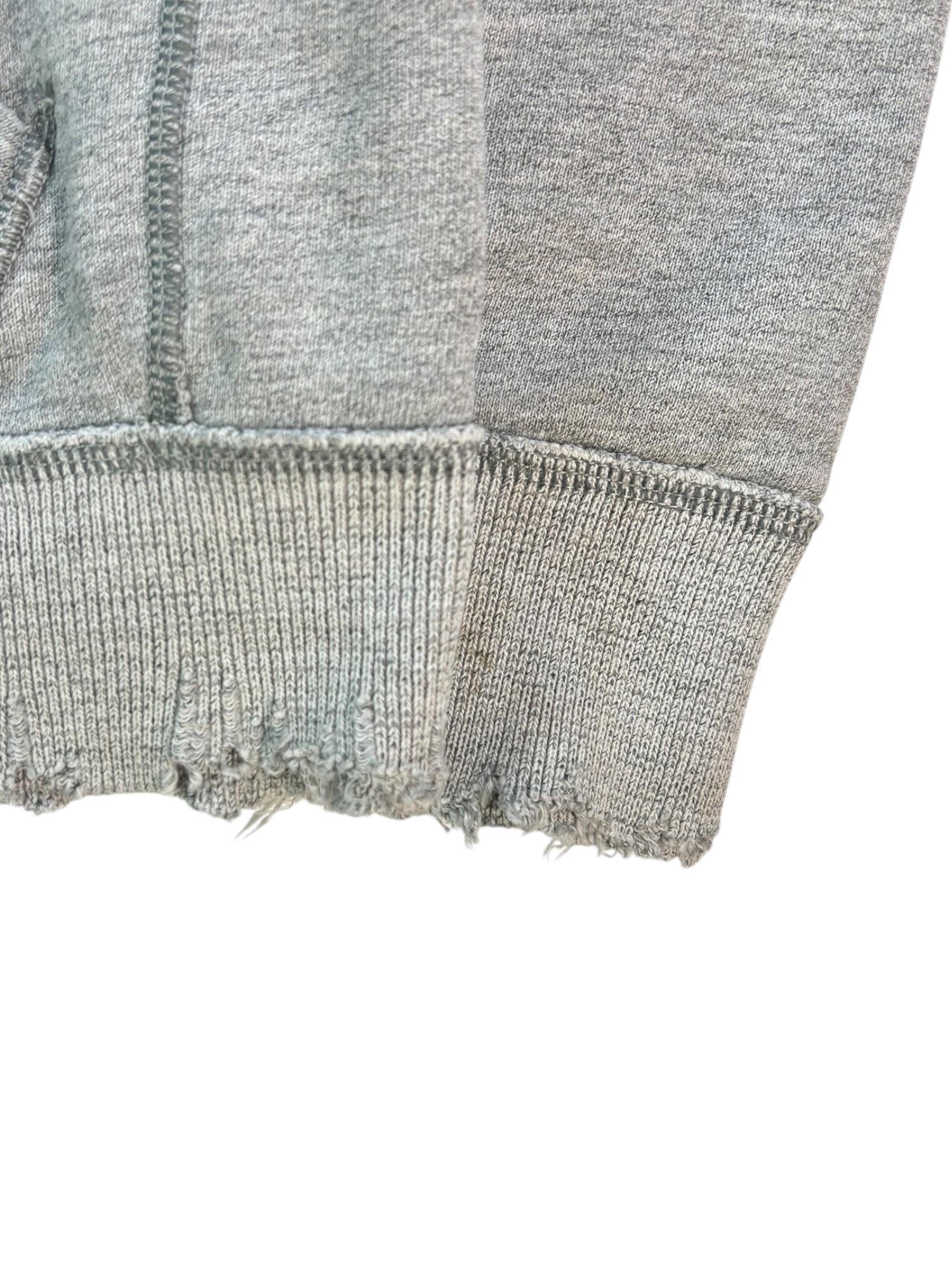(M) Abercrombie and Fitch Distressed Zip Up Hoodie
