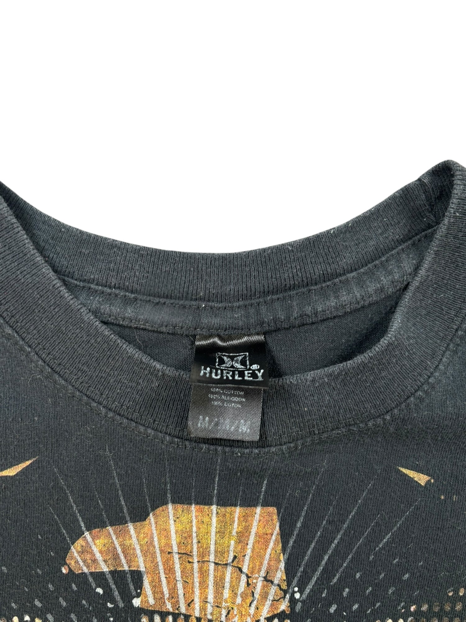 (S/M) Black Hurley Graphic Tee