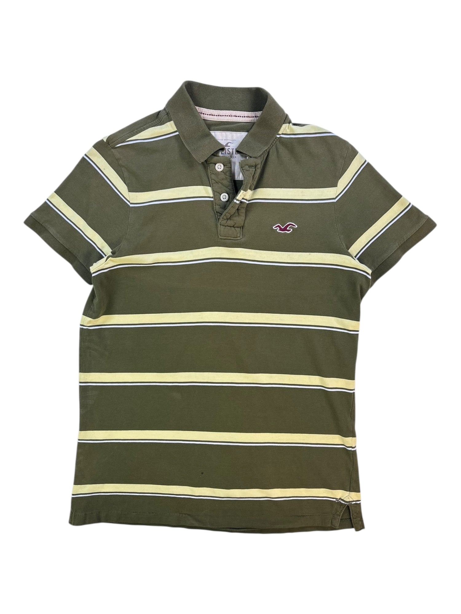 (M) Hollister Stripped Polo Shirt
