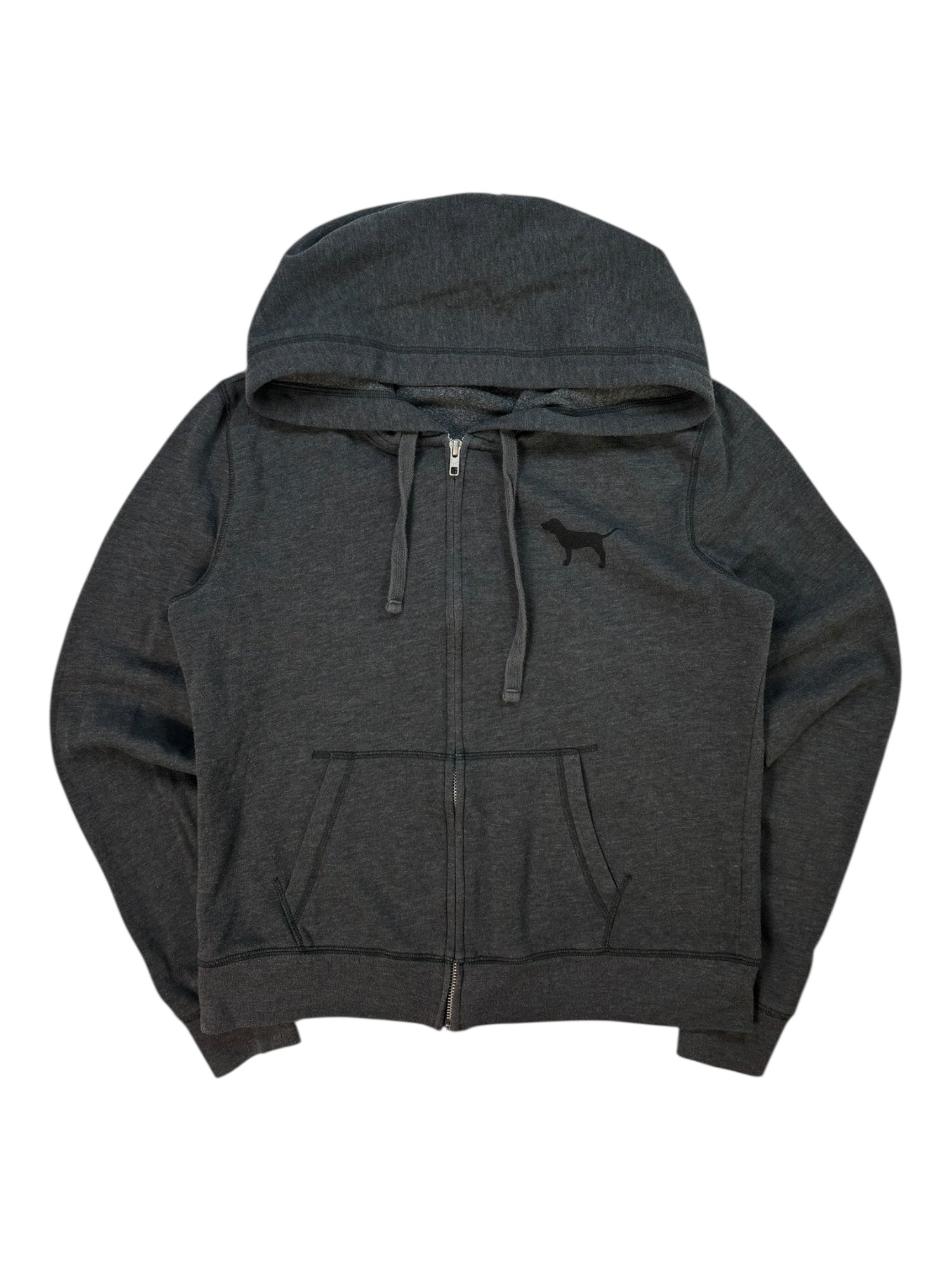 (M) Grey VS Pink Zip Up Hoodie