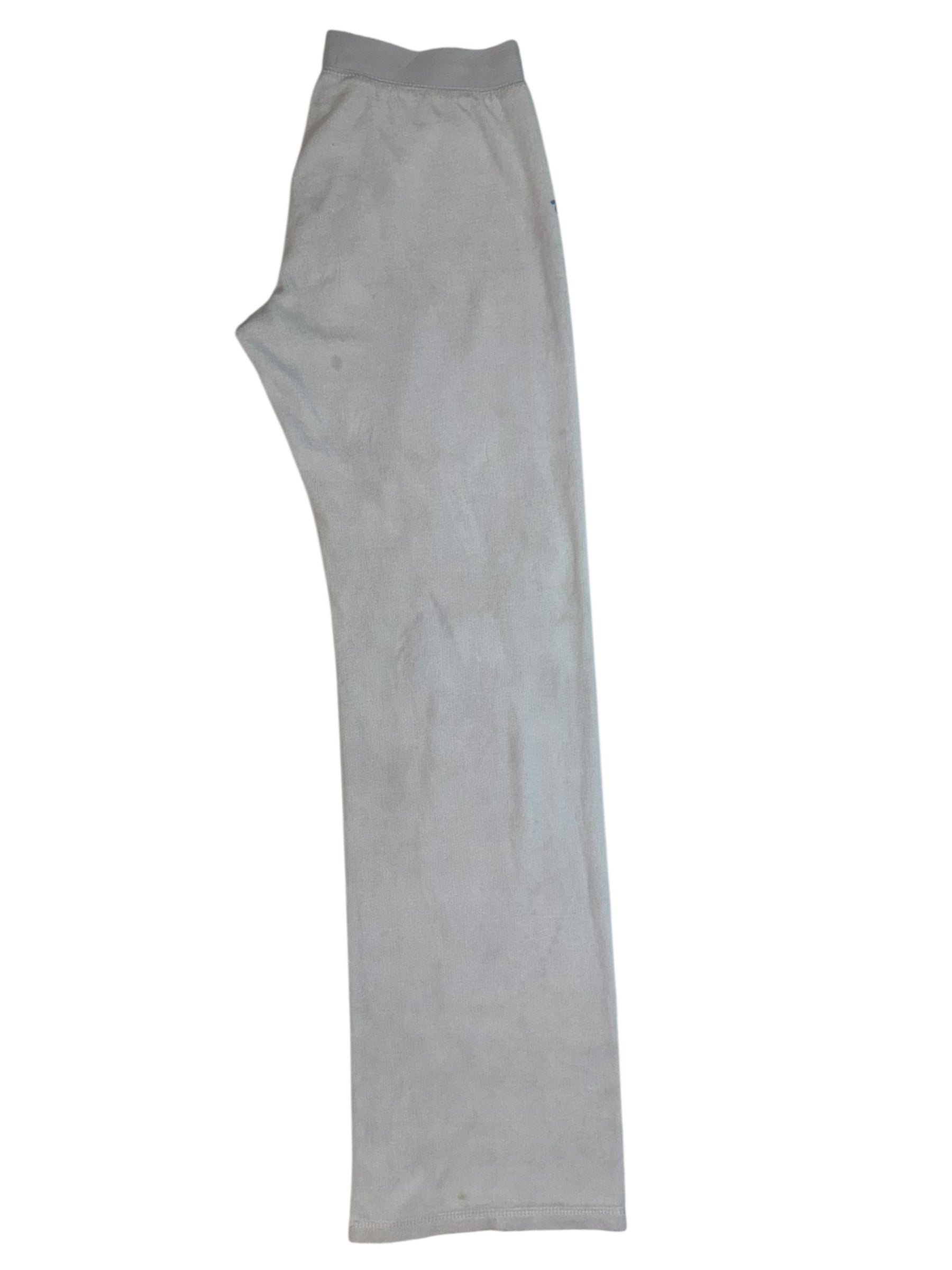 (S) White-Blue Embellished Juicy Couture Pants