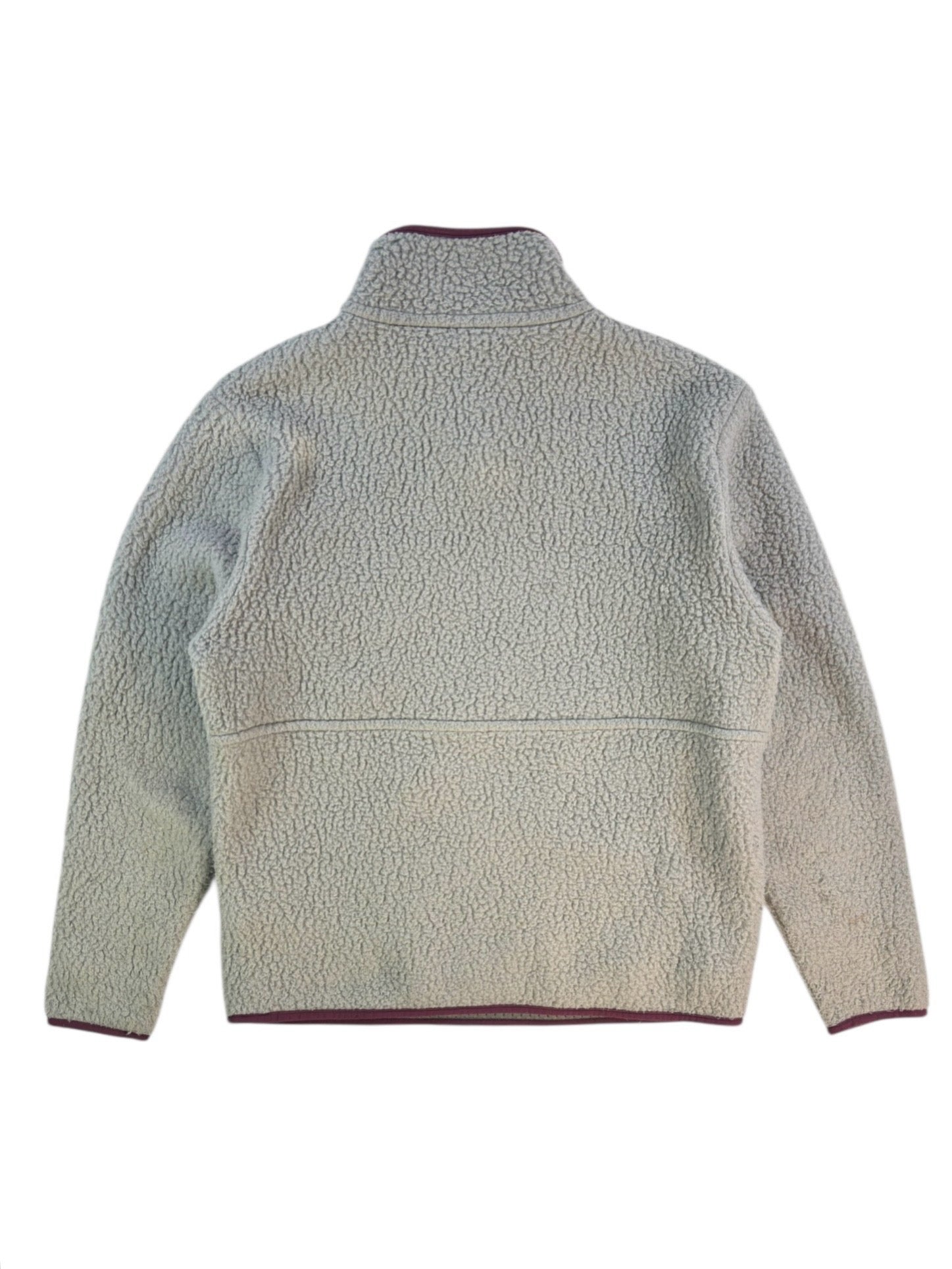 (S) Women's Retro Pile Fleece Marsupial Pullover Patagonia Grey
