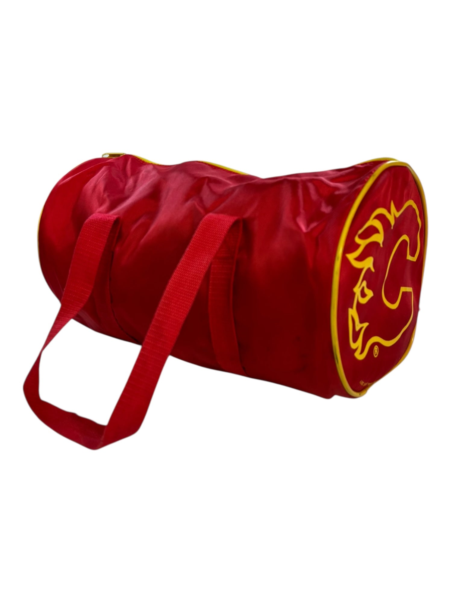 (O/S) Calgary Flames 1992 Barrel Gym Bag