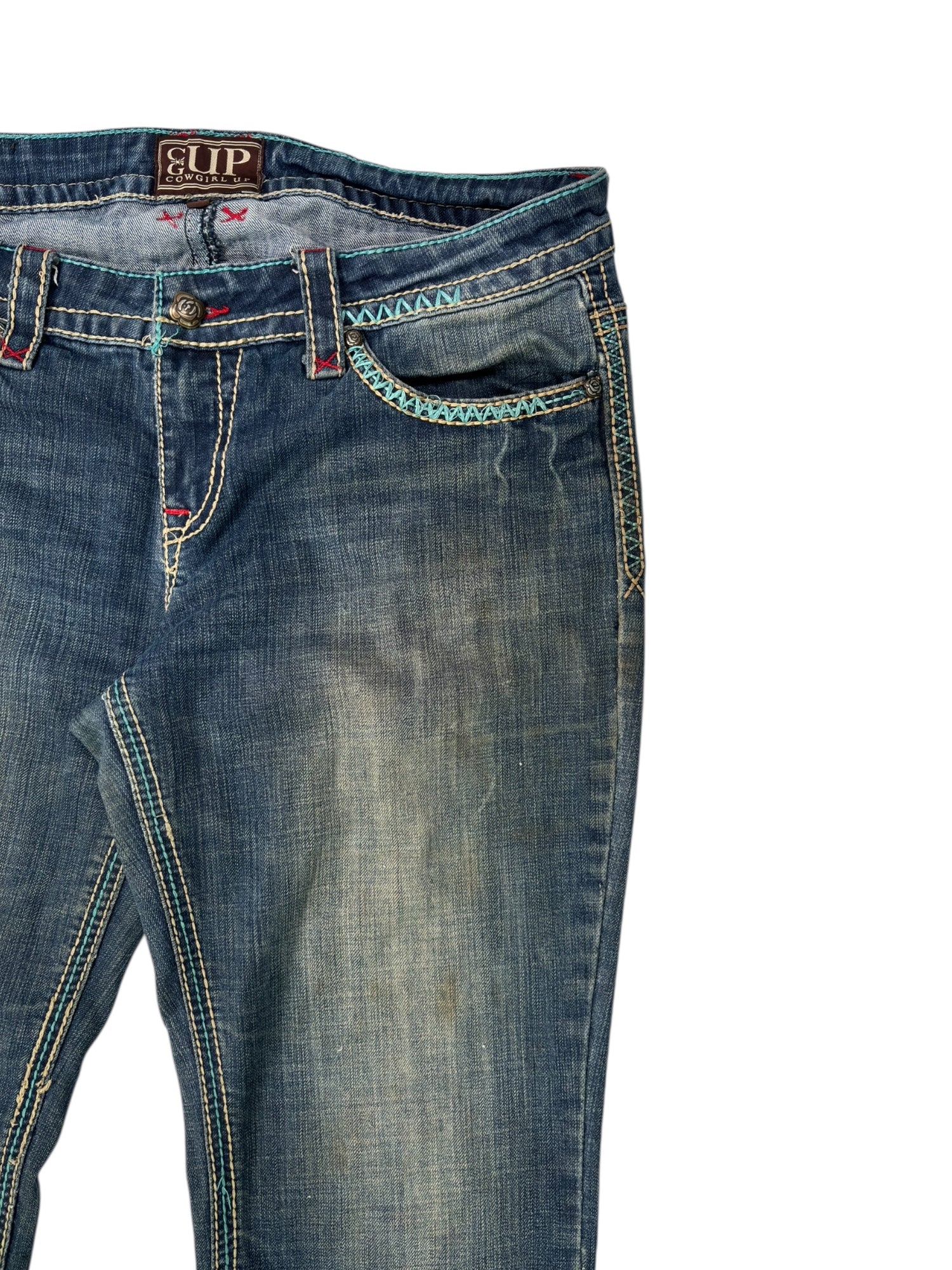 (33) Cowgirl Up Straight Leg Jeans