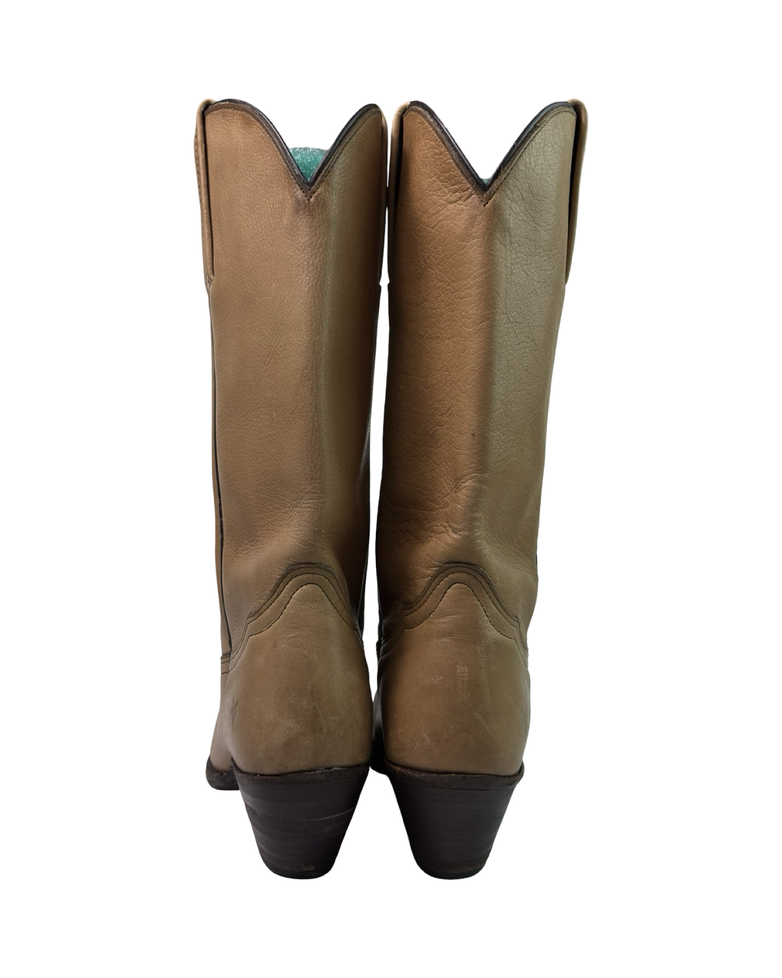 (6) FRYE Women’s Tan Leather Cowboy Boots
