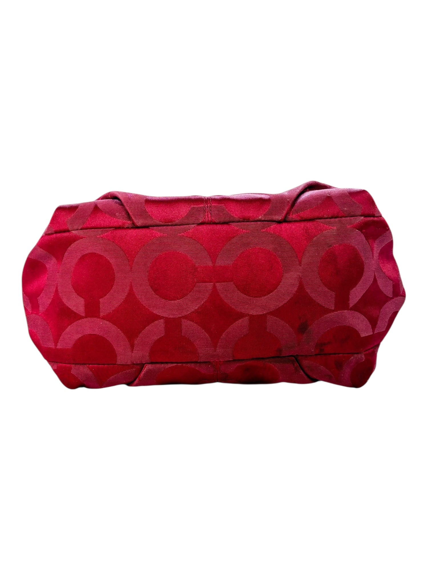 (O/S) Coach Carly Red Hobo Bag