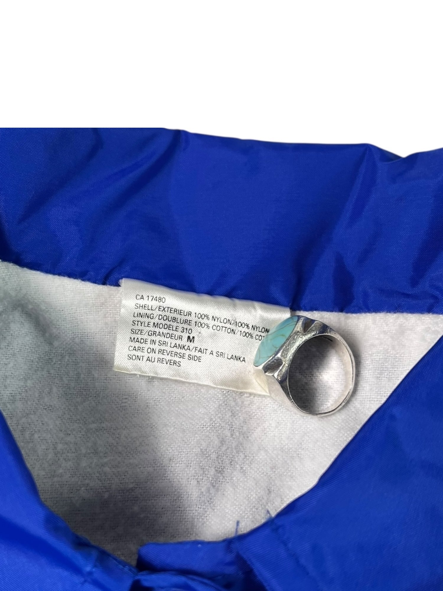 (M) Royal Blue Windbreaker