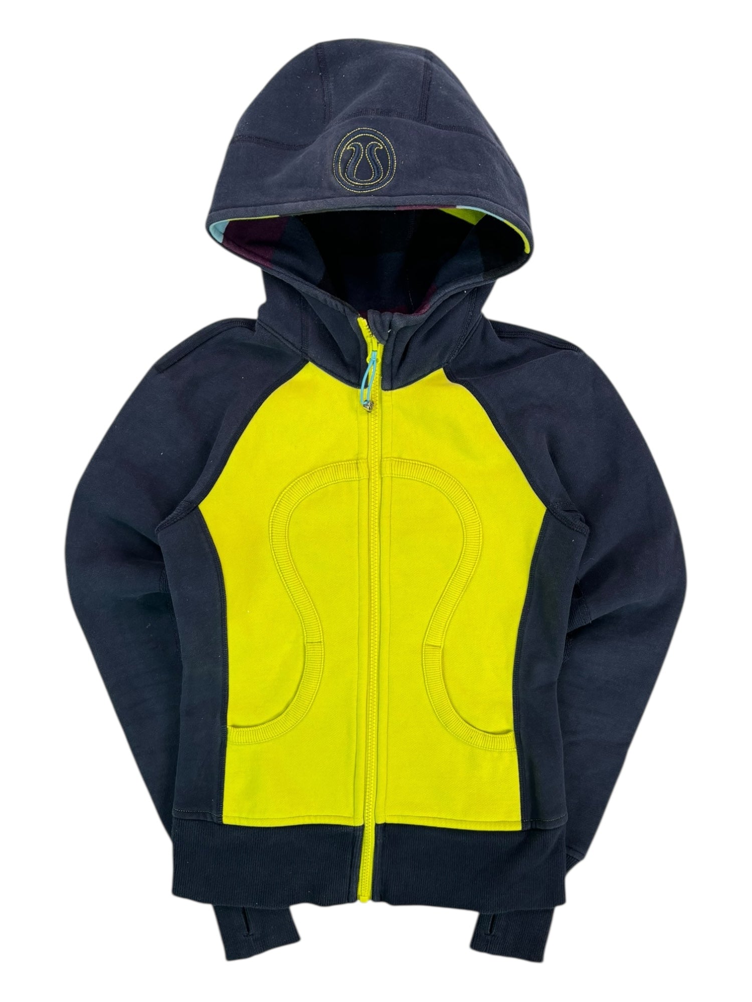 (S) Lululemon Colour Block Scuba Hoodie