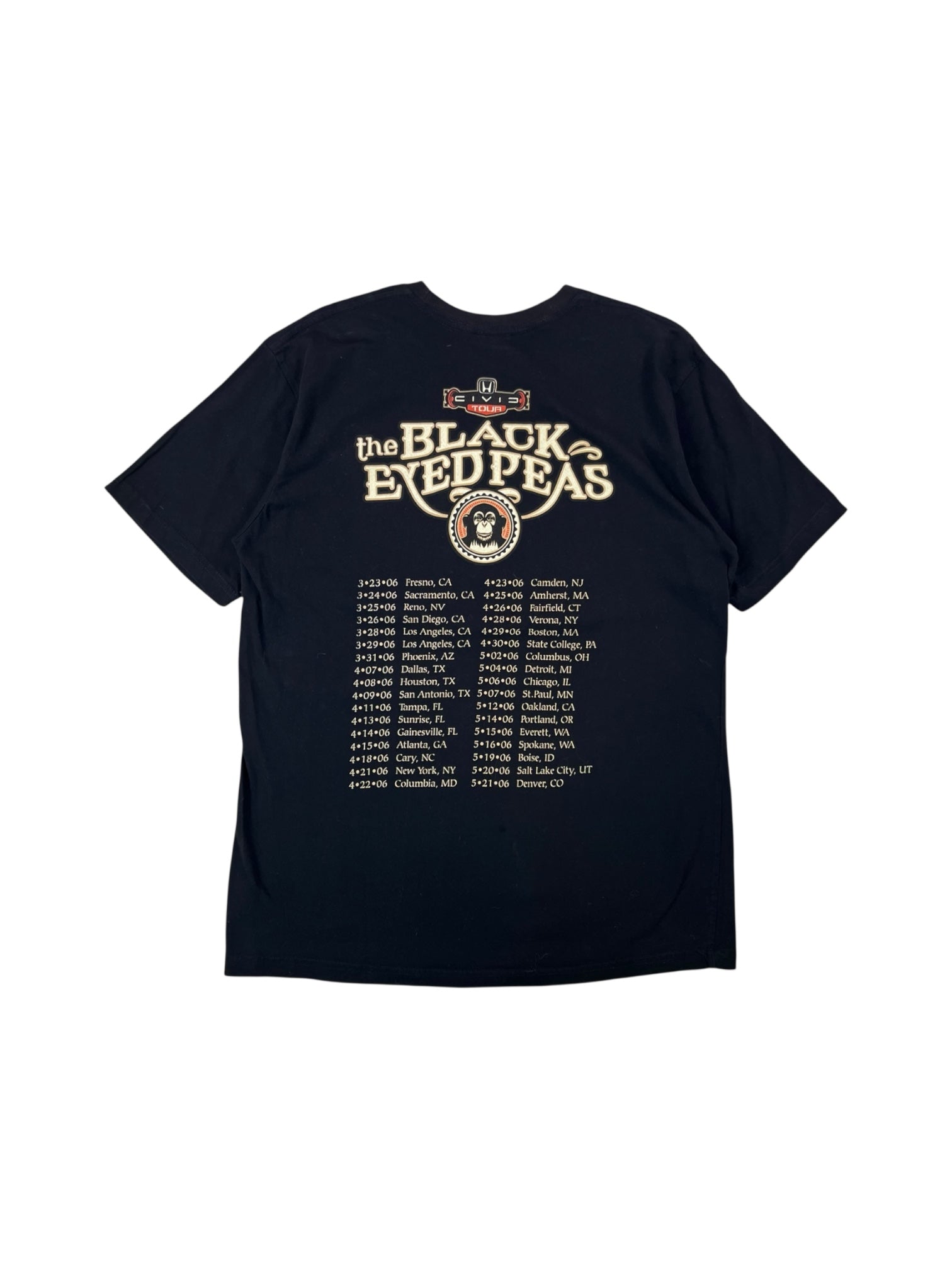 (L) The Black Eyed Peas Tour Tee