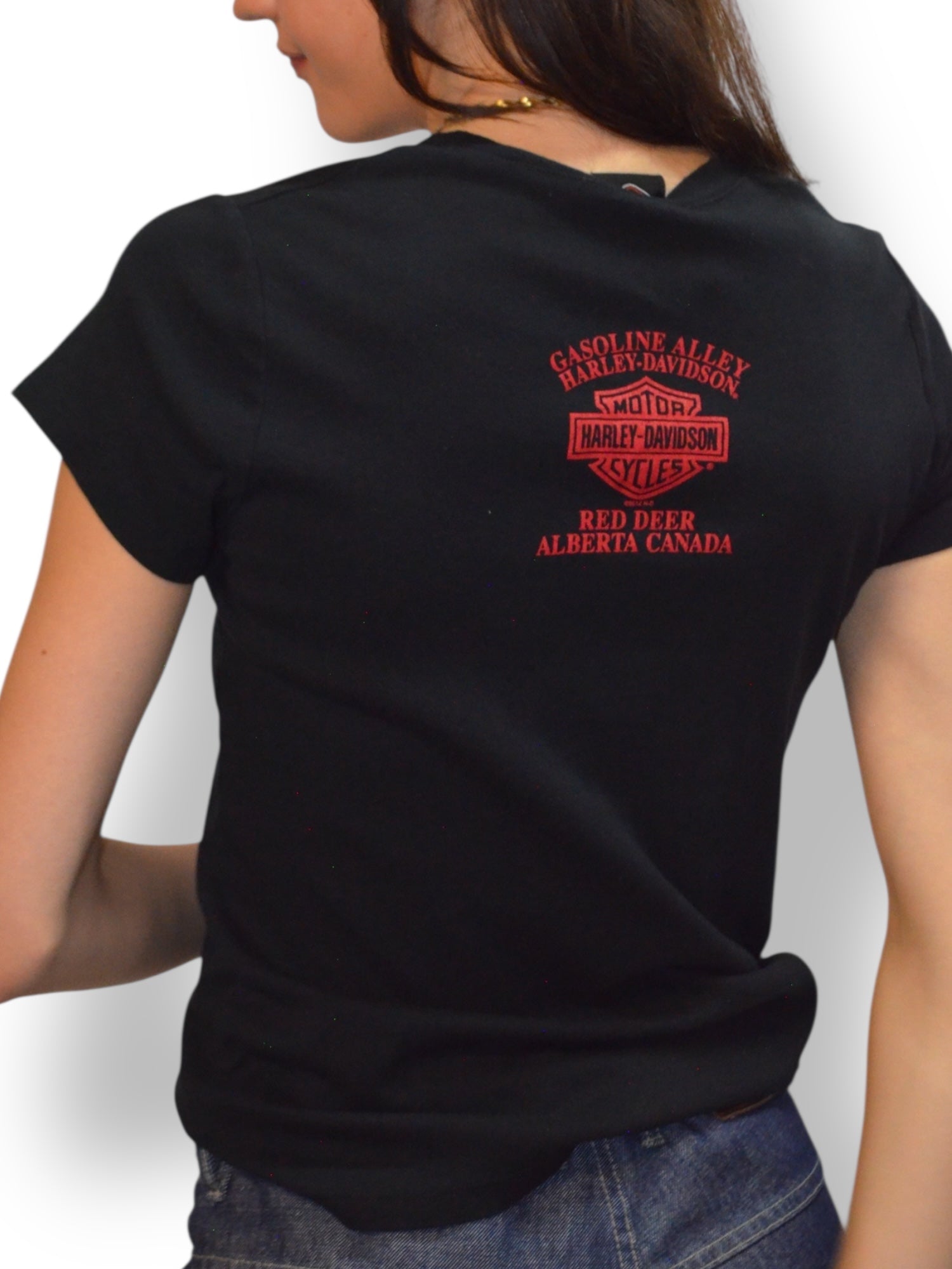 (M) Black UFC x Harley Davidson Tee
