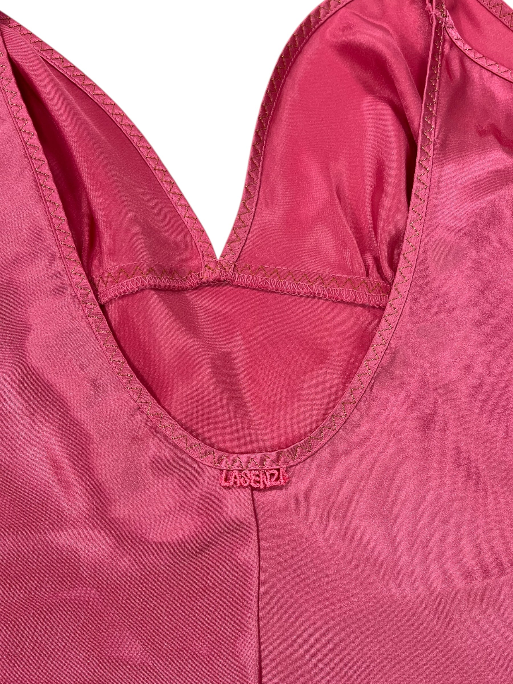 (L) La Senza Pink Low Back Slip