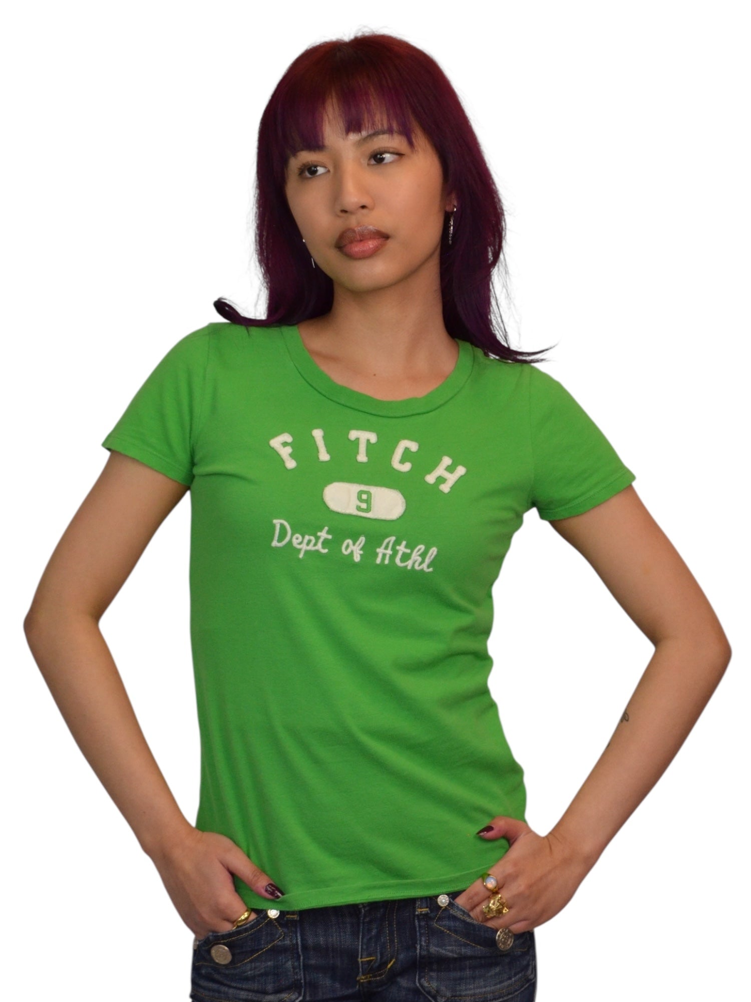 S) Abercrombie and Fitch Green Tee – Sweet Like