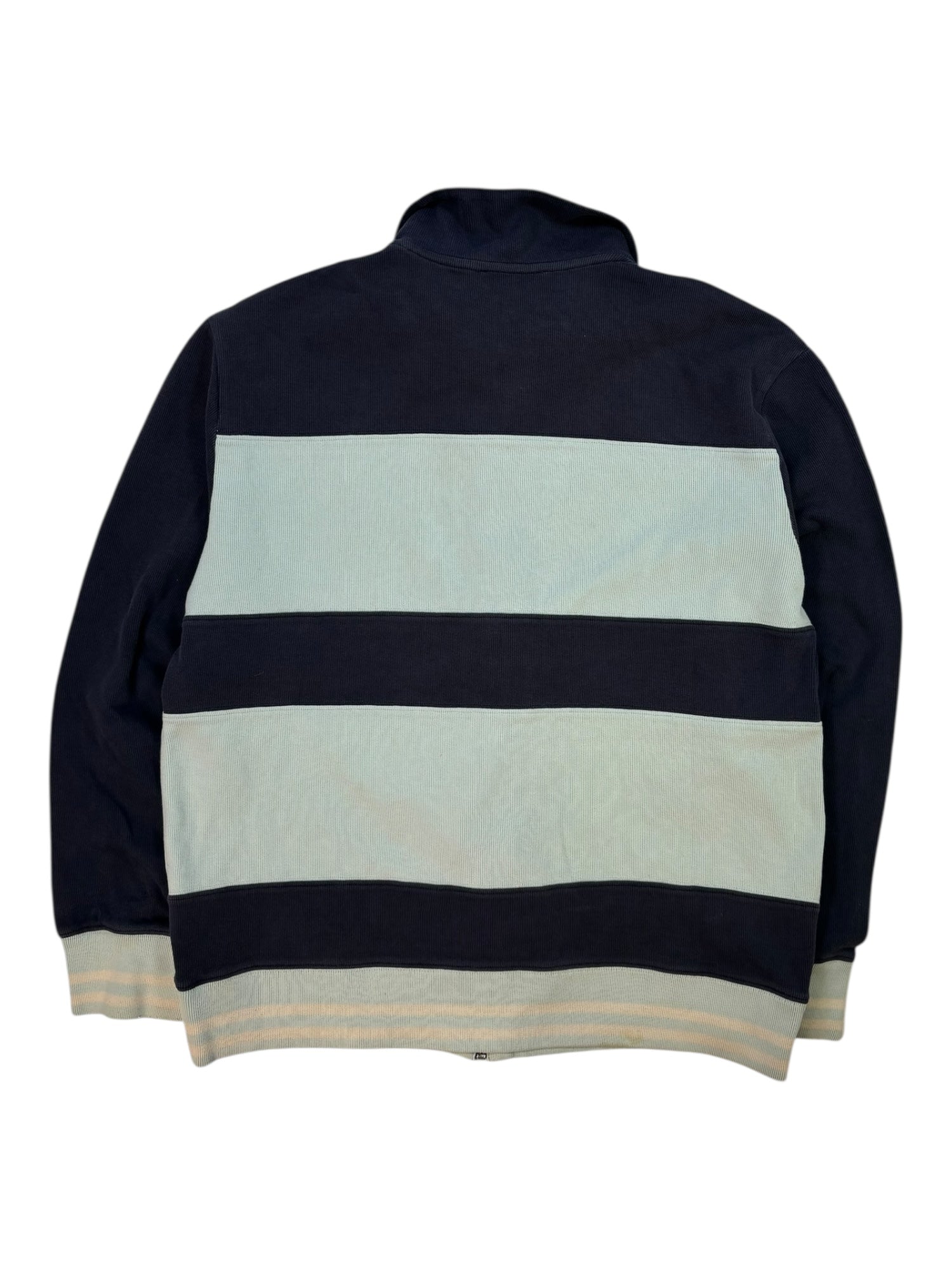 (L) YSL Zip Up Collared Sweater