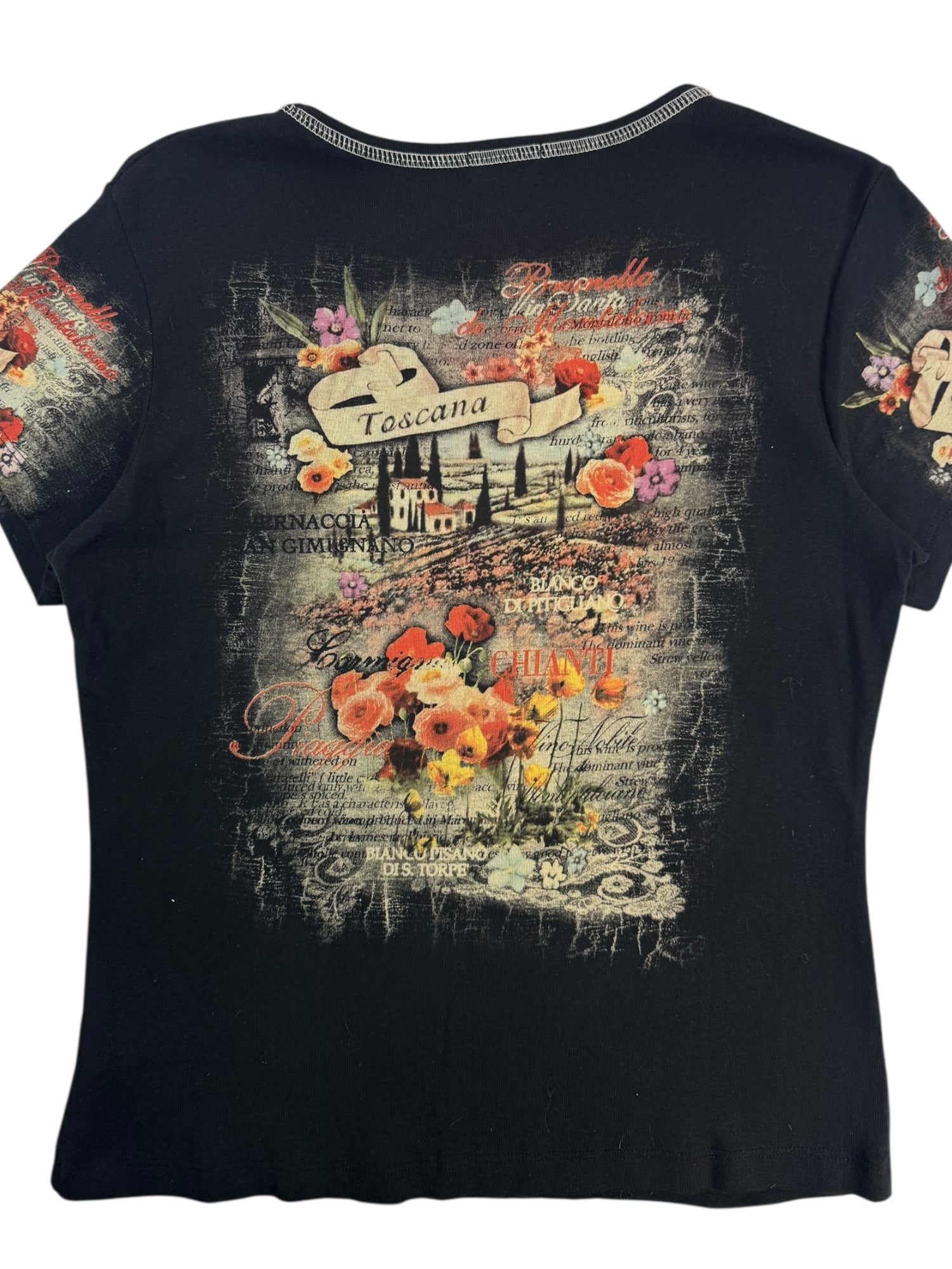 (M) Toscana Cactus Y2k Embellished Top