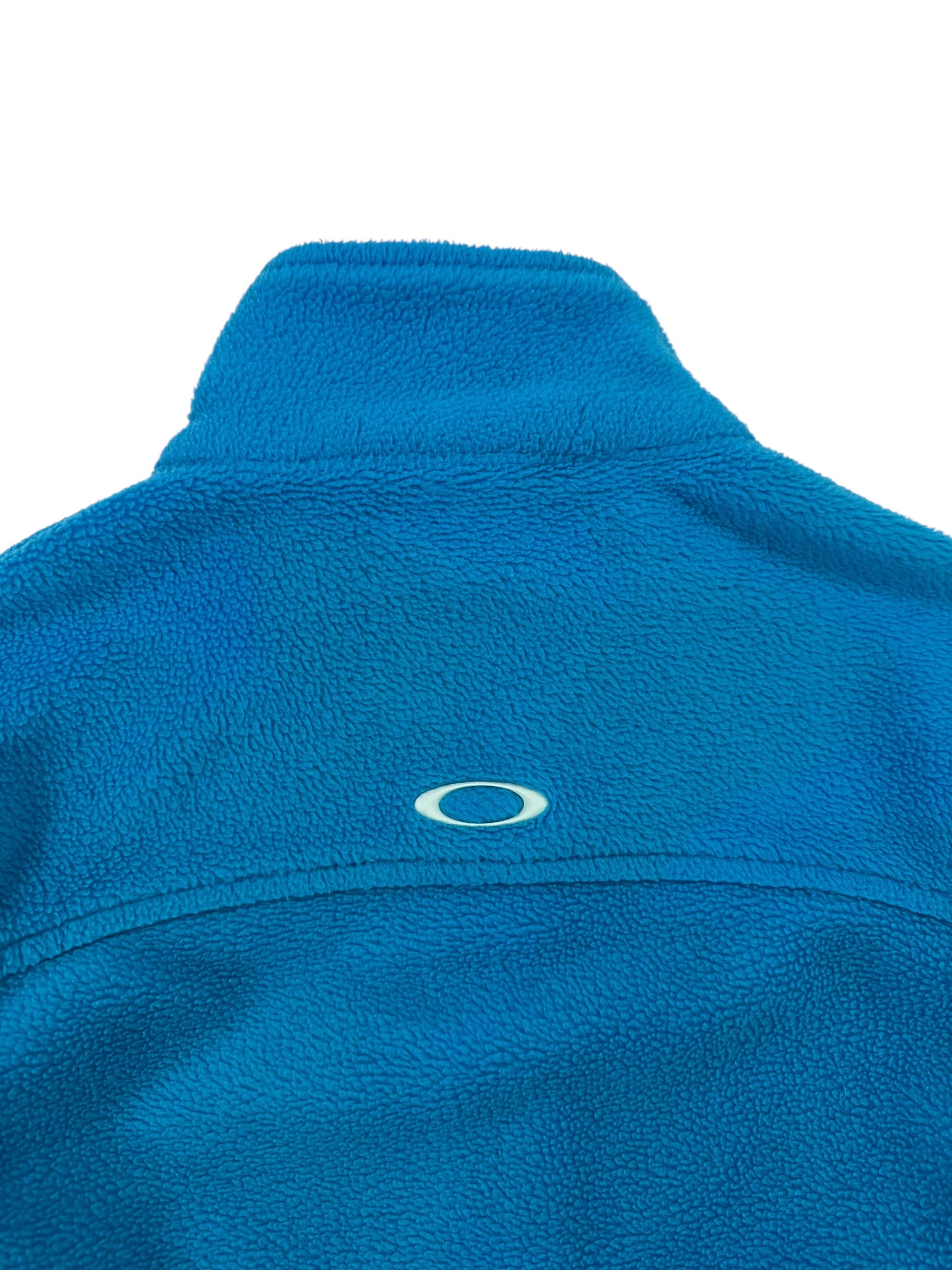(S) Y2K Blue Oakley Fleece Jacket