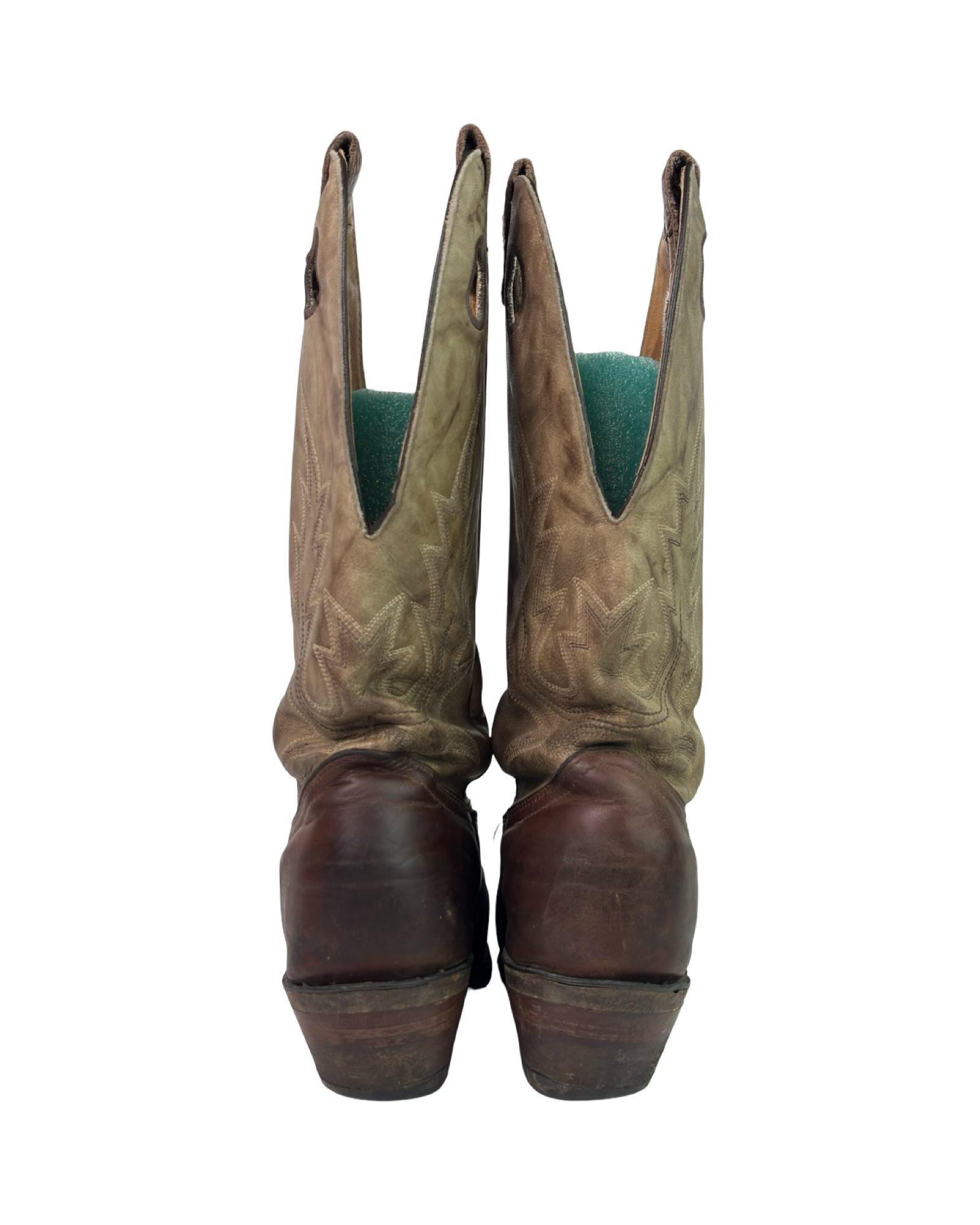 (6.5) Vintage Leather Canadian Made Cowboy Boots