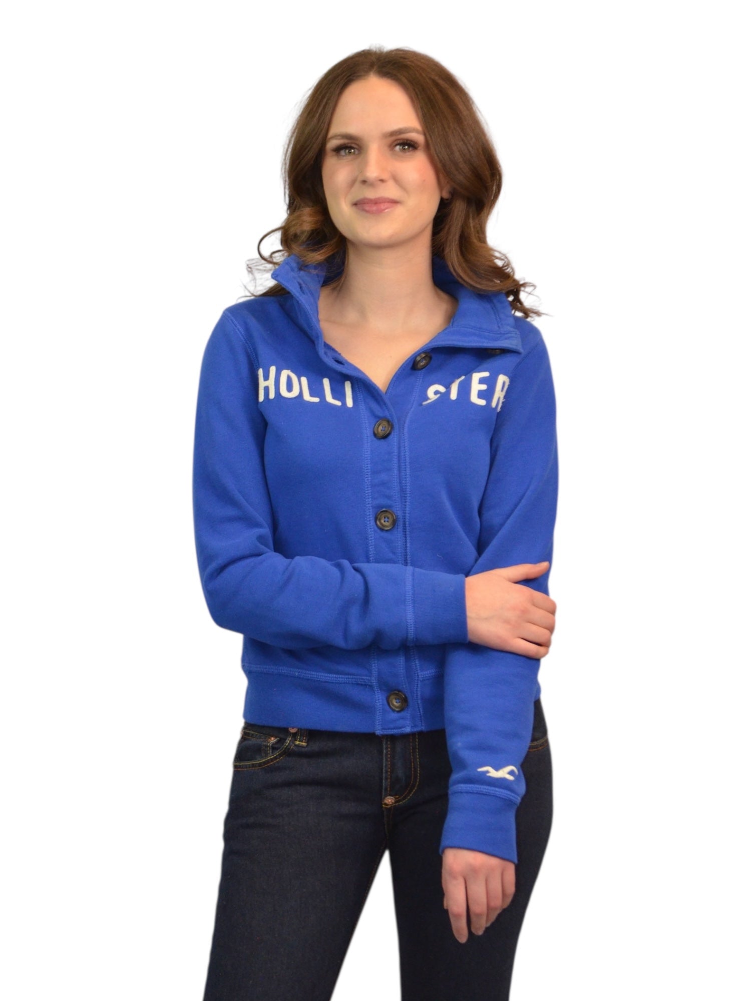 (M) Y2k Hollister Button Up Sweater