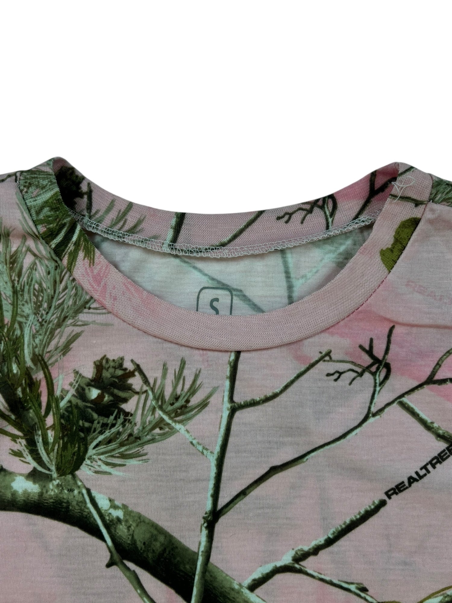 (S) Pink Realtree Camo Baby Tee