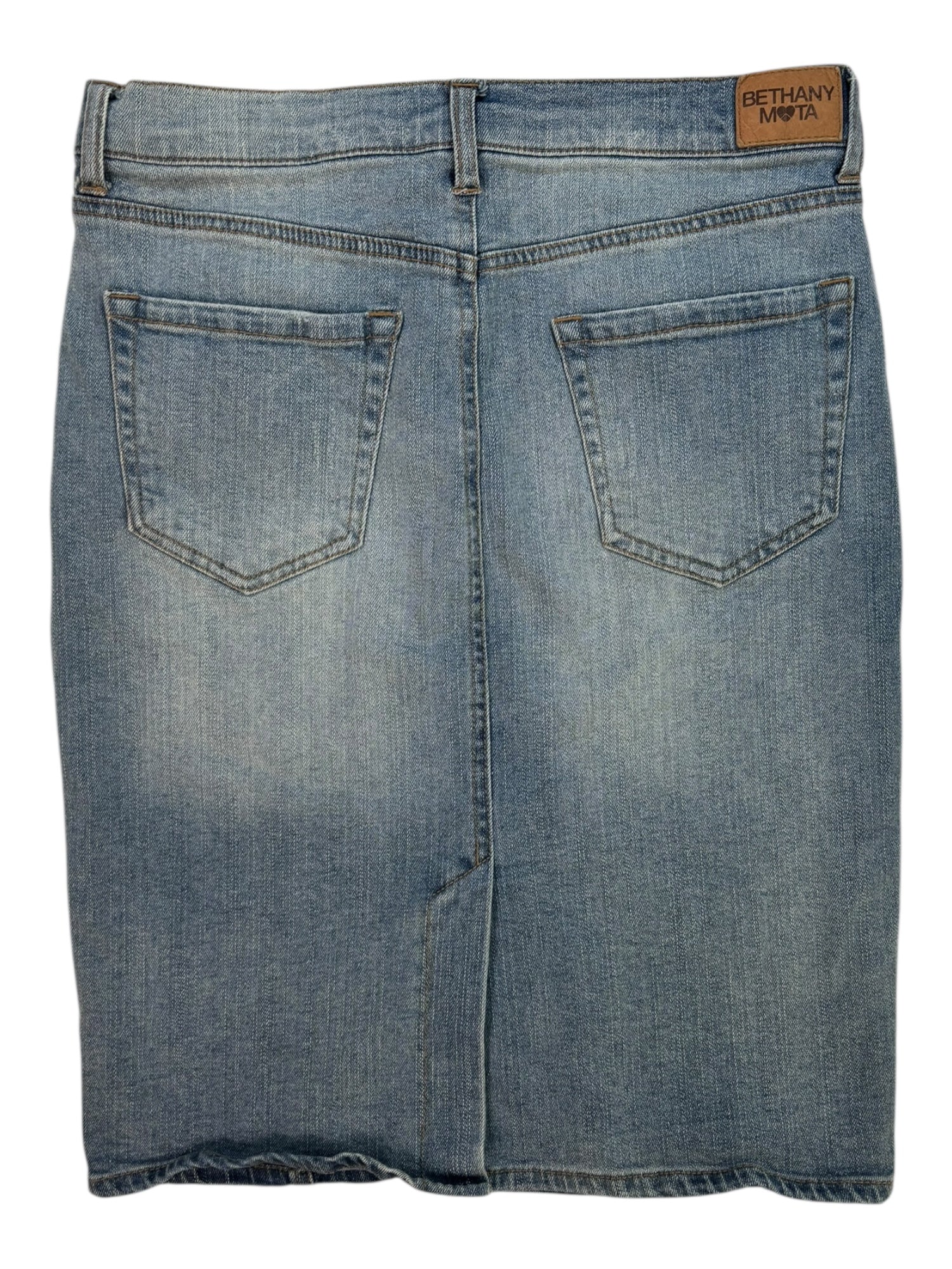 (28) Bethany Mota Aeropostale Collab Midi Denim Skirt