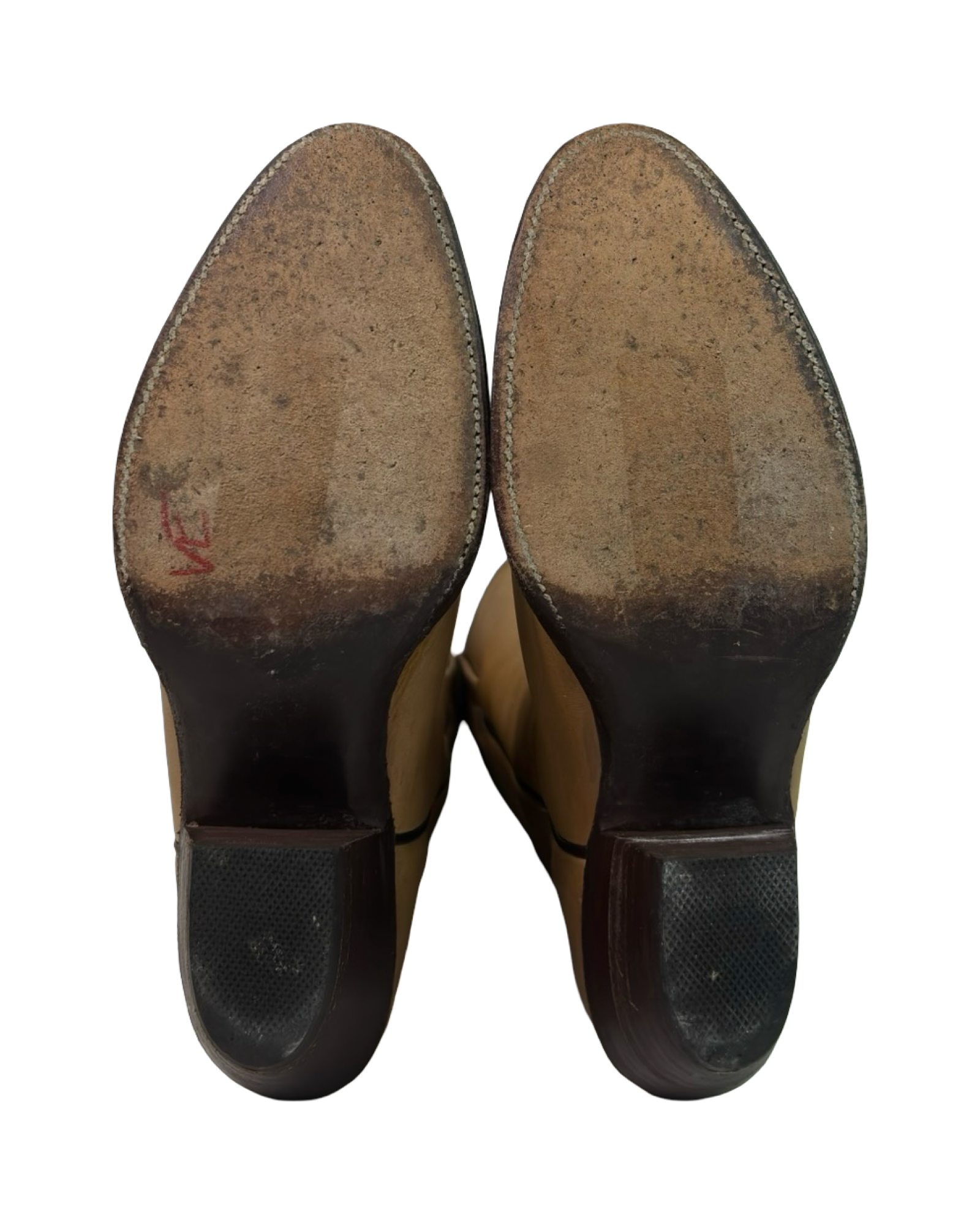 (6) FRYE Women’s Tan Leather Cowboy Boots