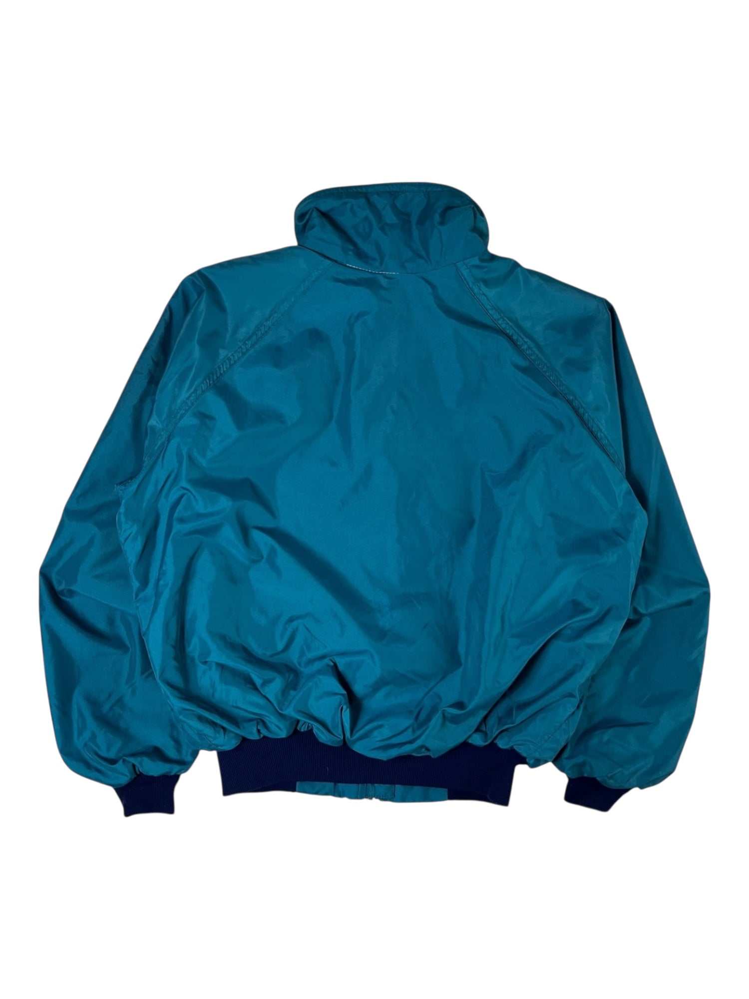 (S) Teal LL Bean Lined Windbreaker