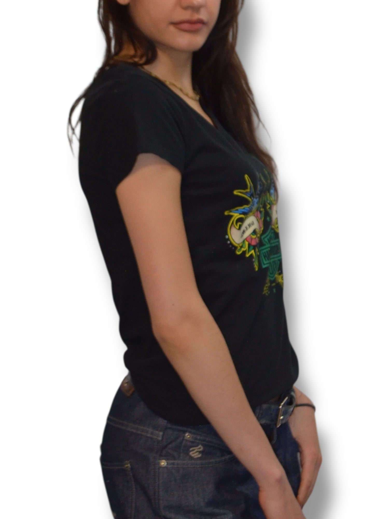 (L) Jamaica Harley Davidson Tee