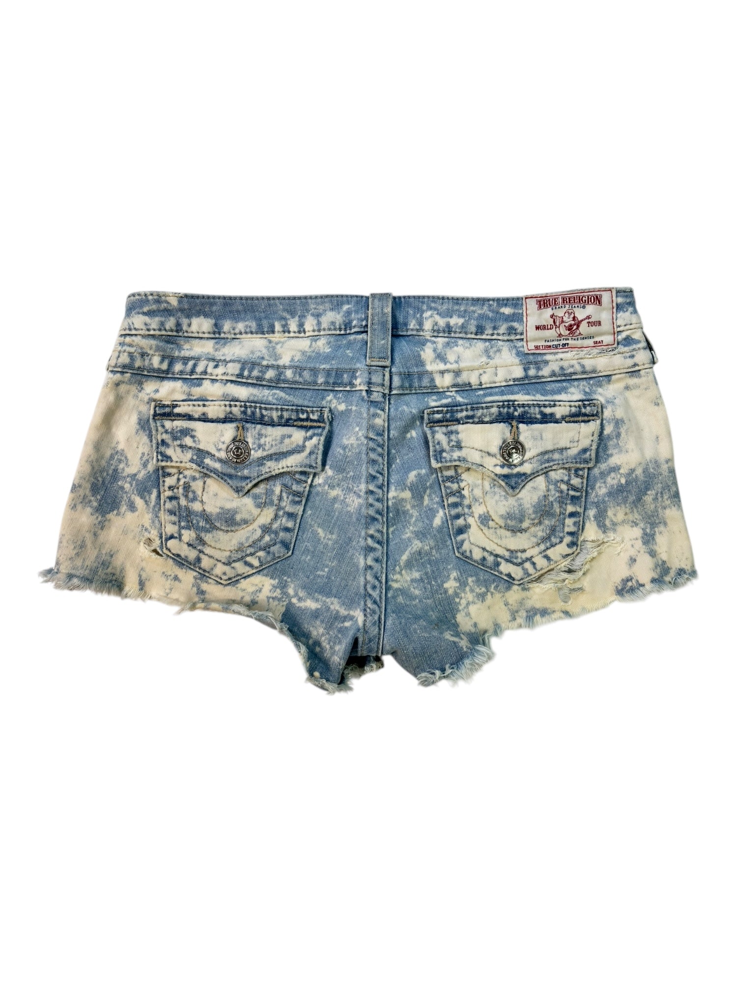 (L) True Religion Cutoff Shorts