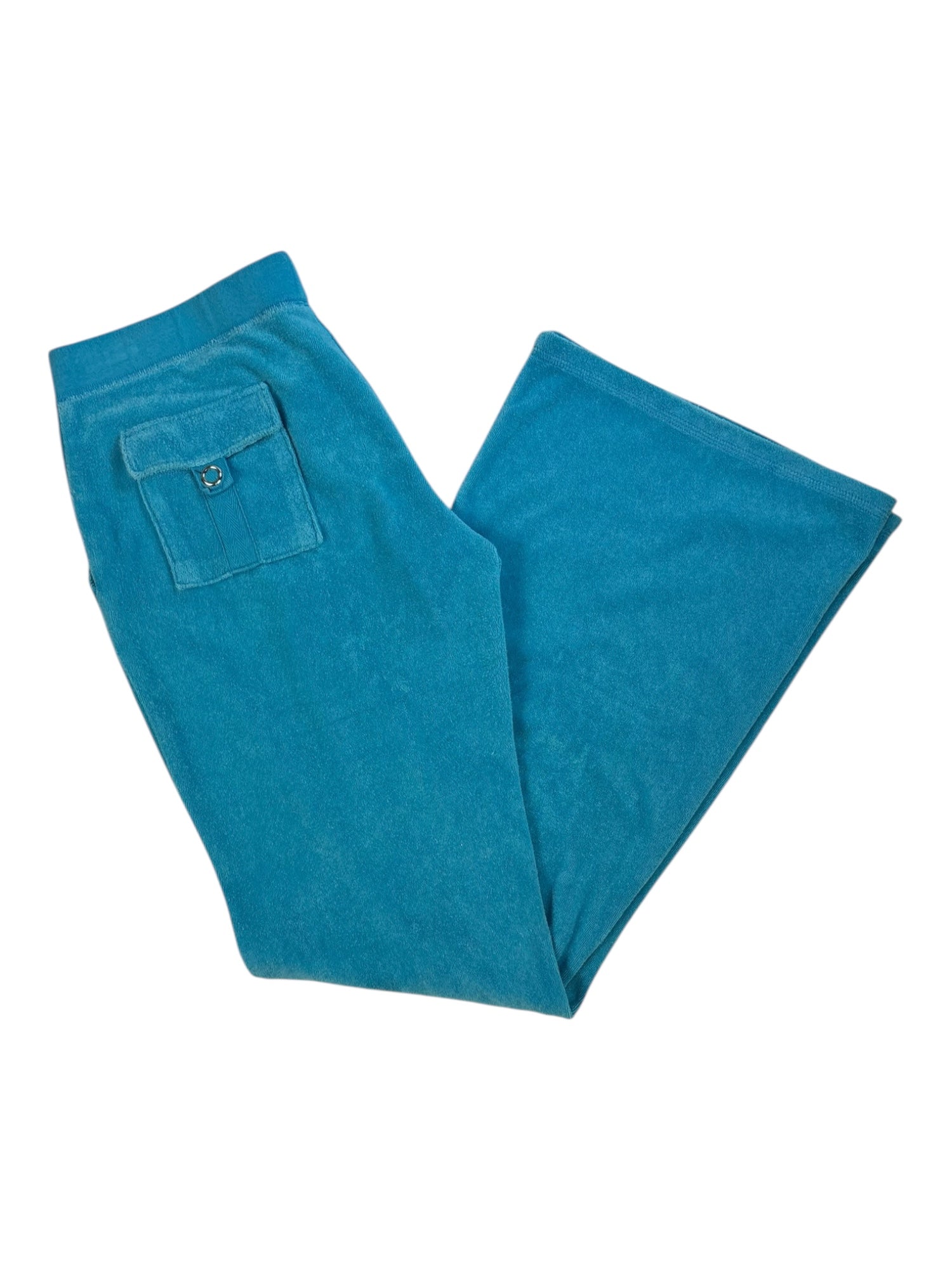 (M) Blue Terry Cloth Juicy Pants